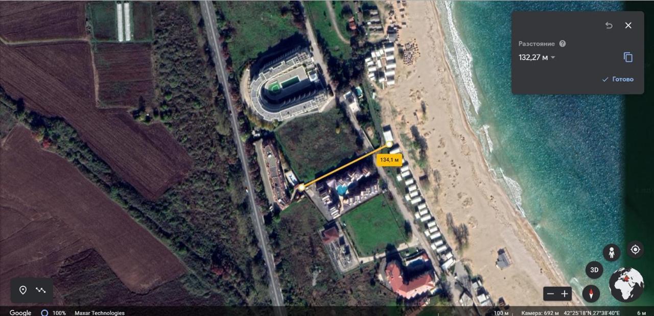 Апартамент На Къмпинг Градина Chernomorets Bagian luar foto